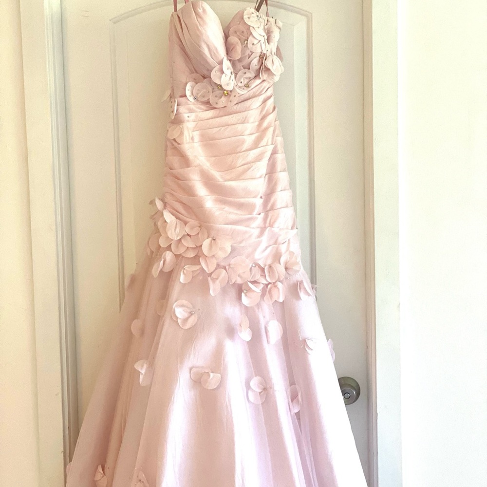 Blush by Alexia Mermaid Embellished Strapless Gown